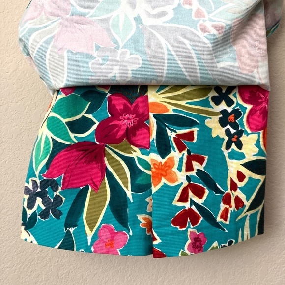 Zara Bold Tropical Floral Sleeveless Cut Out Skort Romper Mini Dress - Picture 7 of 15